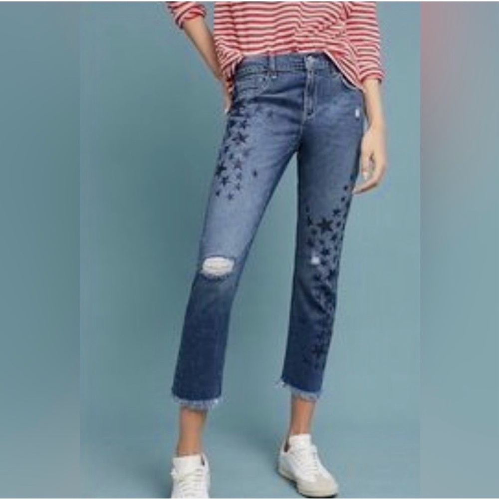 Pilcro and the Letterpress Starry, Starry Night Blue Jeans - Picture 15 of 15
